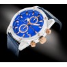 Zegarek Męski Giewont Chronograph Sapphire Srebrno Niebieski GW8810-A2