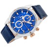 Zegarek Męski Giewont Chronograph Sapphire Srebrno Niebieski GW8810-A2