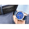 Zegarek Męski Giewont Chronograph Sapphire Srebrno Niebieski GW8810-A2