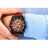 Zegarek Męski Giewont Chronograph Sapphire Czarno Brązowy GW8810-A3