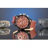 Zegarek Męski Giewont Chronograph Sapphire Czarno Brązowy GW8810-A3