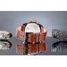 Zegarek Męski Giewont Chronograph Sapphire Czarno Brązowy GW8810-A3