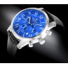Zegarek Męski Giewont Chronograph Sapphire Srebrno Niebieski GW6260-A4