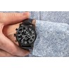 Zegarek Męski Giewont Chronograph Sapphire Czarny GW6260-A3