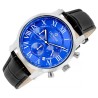 Zegarek Męski Giewont Chronograph Sapphire Srebrno Niebieski GW6260-A4