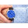 Zegarek Męski Giewont Chronograph Sapphire Srebrno Niebieski GW6260-A4