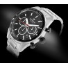 Zegarek Męski Giewont Chronograph Sapphire Srebrno Czarny GW9140-B1