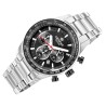Zegarek Męski Giewont Chronograph Sapphire Srebrno Czarny GW9140-B1