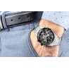 Zegarek Męski Giewont Chronograph Sapphire Srebrno Czarny GW9140-B1