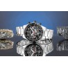 Zegarek Męski Giewont Chronograph Sapphire Srebrno Czarny GW9140-B1