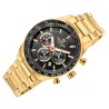 Zegarek Męski Giewont Chronograph Sapphire Złoto Czarny GW9140-B4