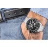 Zegarek Męski Giewont Chronograph Sapphire Srebrno Czarny GW9580-B1