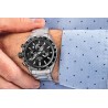 Zegarek Męski Giewont Chronograph Sapphire Srebrno Czarny GW9580-B1