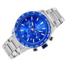 Zegarek Męski Giewont Chronograph Sapphire Srebrno Niebieski GW9580-B3