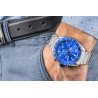 Zegarek Męski Giewont Chronograph Sapphire Srebrno Niebieski GW9580-B3