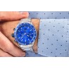 Zegarek Męski Giewont Chronograph Sapphire Srebrno Niebieski GW9580-B3