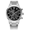 Zegarek Męski Giewont Chronograph Sapphire Srebrno Czarny GW8510-B1