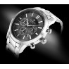 Zegarek Męski Giewont Chronograph Sapphire Srebrno Czarny GW8510-B1