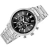 Zegarek Męski Giewont Chronograph Sapphire Srebrno Czarny GW8510-B1