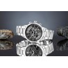 Zegarek Męski Giewont Chronograph Sapphire Srebrno Czarny GW8510-B1