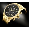 Zegarek Męski Giewont Chronograph Sapphire Złoto Czarny GW8510-B5