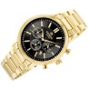 Zegarek Męski Giewont Chronograph Sapphire Złoto Czarny GW8510-B5