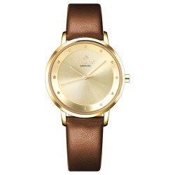 Zegarek Damski Giewont Sapphire Złoty GW4130-A2