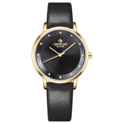 Zegarek Damski Giewont Sapphire Złoto Czarny GW4130-A4
