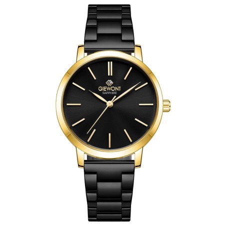 Zegarek Damski Giewont Sapphire Złoto Czarny GW2360-B4