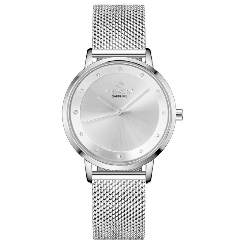 Zegarek Damski Giewont Sapphire Srebrny GW4130-B1
