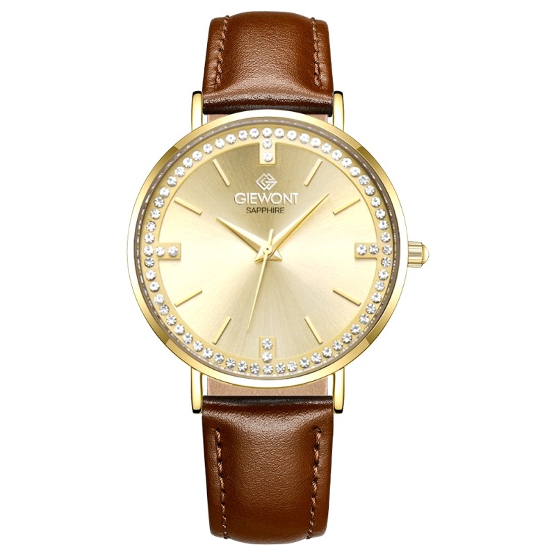 Zegarek Damski Giewont Sapphire Złoty GW5390-A3