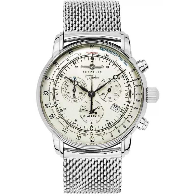 Zegarek Męski ZEPPELIN 100 Jahre Chronograph 8680M-3 + BOX