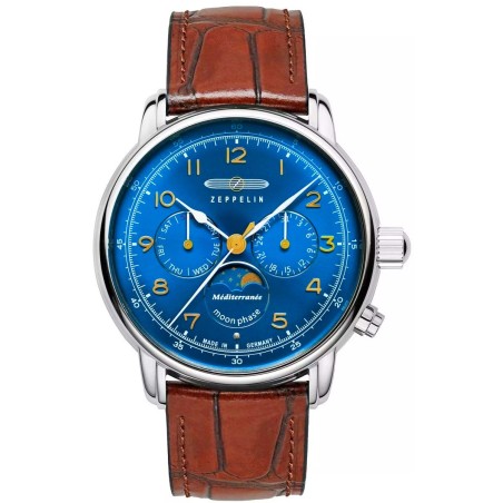 Zegarek Męski ZEPPELIN Mediterranee Moonphase 9636-3 + BOX