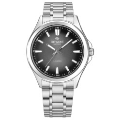 Zegarek Męski Giewont Elegance Sapphire Srebrno Czarny GW5160-B2