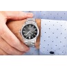 Zegarek Męski Giewont Elegance Sapphire Srebrno Czarny GW5160-B2