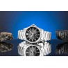 Zegarek Męski Giewont Elegance Sapphire Srebrno Czarny GW5160-B2