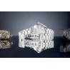 Zegarek Męski Giewont Elegance Sapphire Srebrno Czarny GW5160-B2