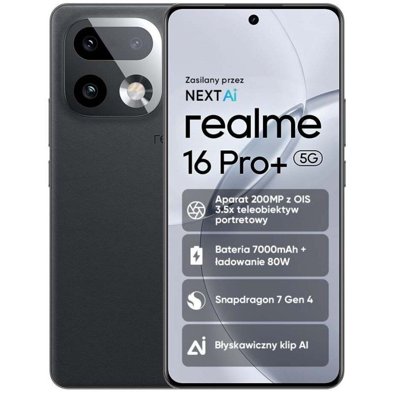 REALME 16 Pro+ 5G 6,8" 8/256GB AMOLED 144Hz BT5.4 WIFI5 GPS
