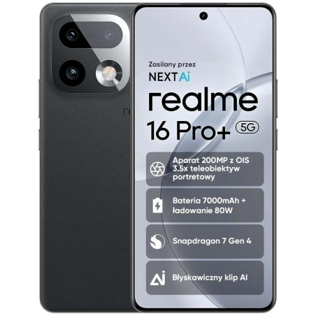 REALME 16 Pro+ 5G 6,8" 8/256GB AMOLED 144Hz BT5.4 WIFI5 GPS
